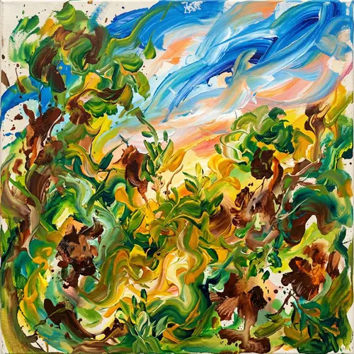 Abstract Nature Art - Swirling Colors & Forms