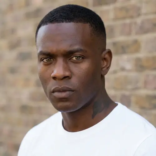 Handsome African American Man with Distinct Style