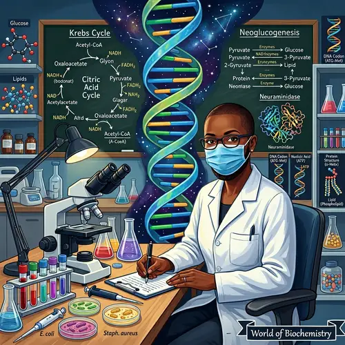 Vector Art for Biochemists: World of Biochemistry