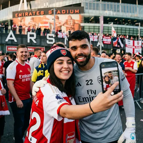 Selfie with David Raya - Capture the Moment