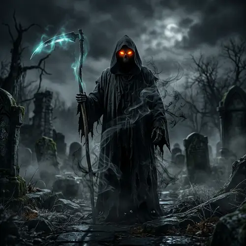 Eerie Grim Reaper | Symbol of Death and Decay