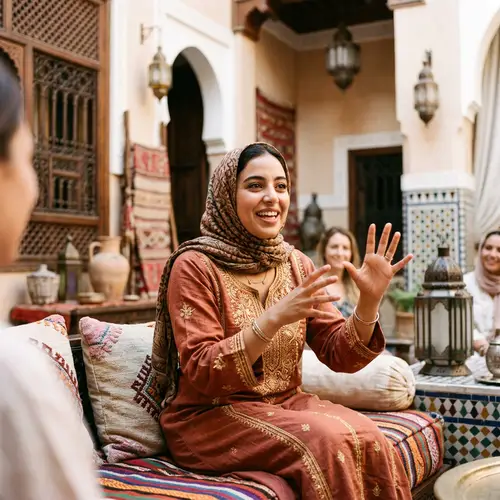 Captivating Arab Woman Storyteller | Traditional Tales
