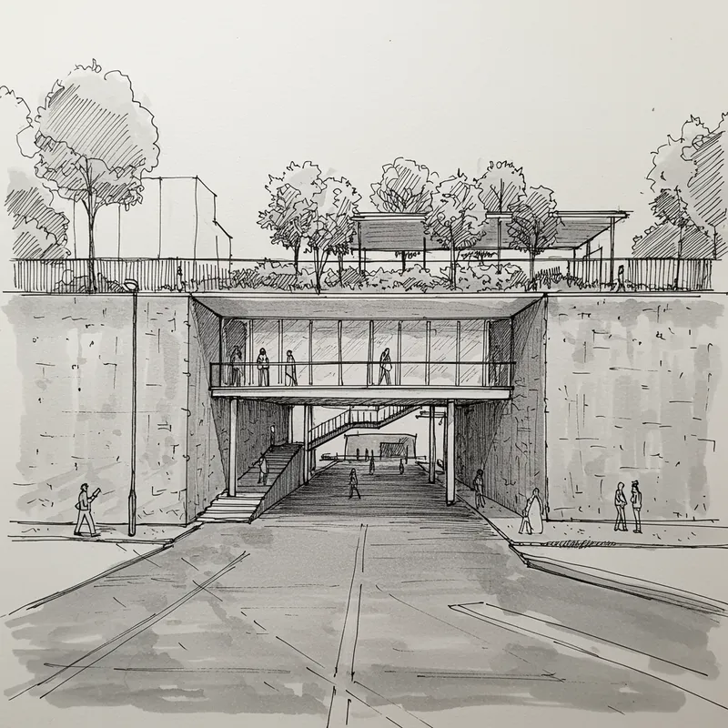 Cultural Center Design Inspired by Japanese Architecture