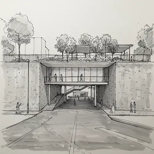 Cultural Center Design Inspired by Japanese Architecture