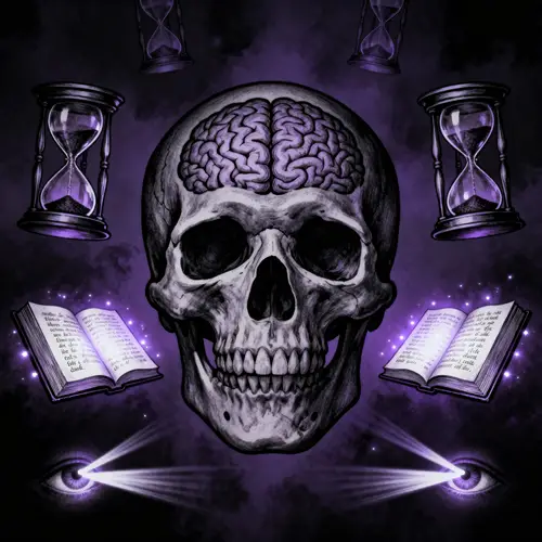 Dark Tattoo Design on Perception and Mortality