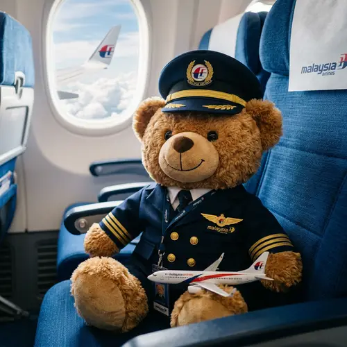 Adorable Malaysia Airlines Teddy Bear Pilot
