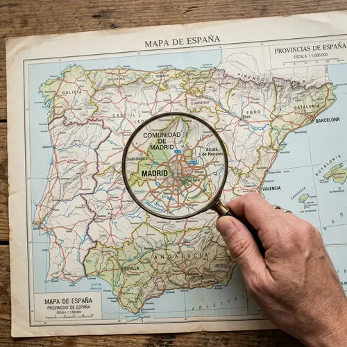 Detailed Map of Spain: Photorealistic Borders & Provinces