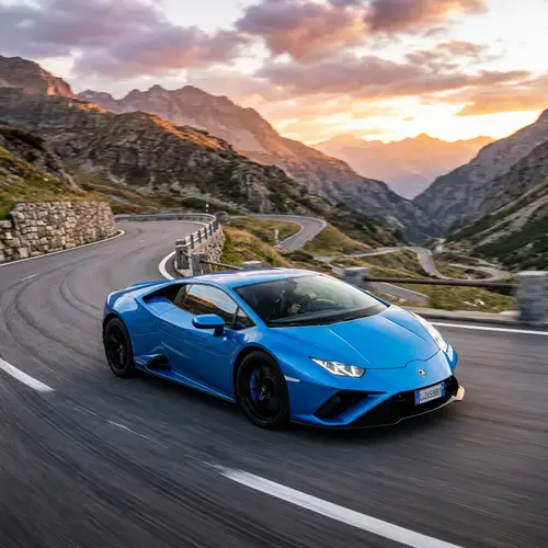 Blue Lamborghini: A Dream Car
