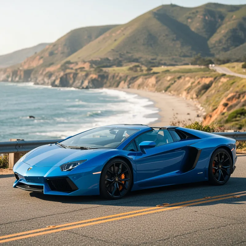 Blue Lamborghini: A Dream Car