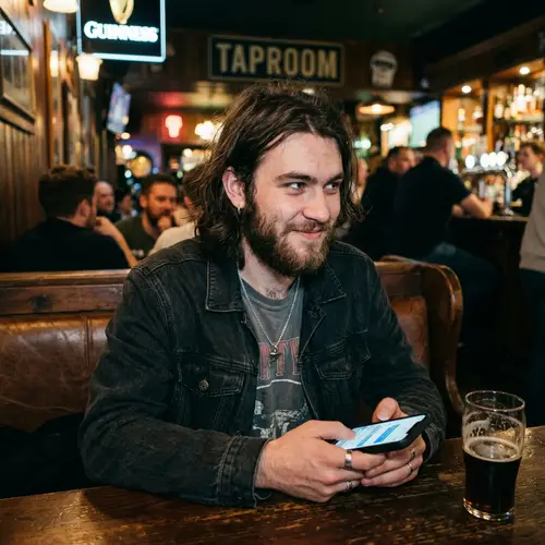 Unfaithful 18-Year-Old with Beard and Long Hair