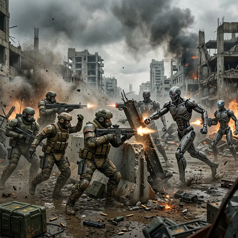 Astra Militarum vs. Iron Warriors Battle