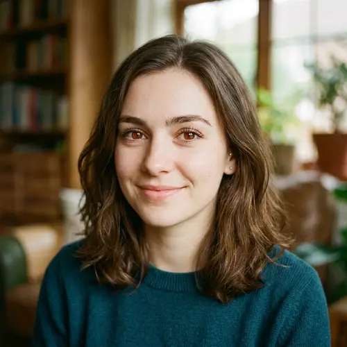Brown Hair and Reddish-Brown Eyes - Stunning Portrait
