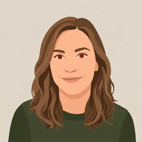 Beautiful Face with Brown Hair and Reddish-Brown Eyes