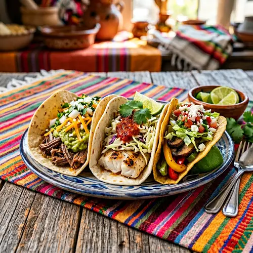 Delicious Tacos: Beef, Fish, Vegetarian - Ready to Enjoy