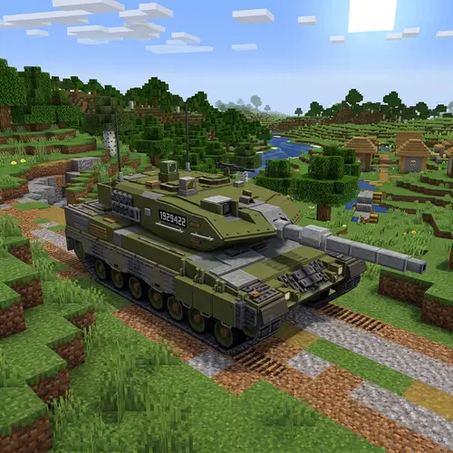 Minecraft Leopard 2A4 Tank - Creative Builds