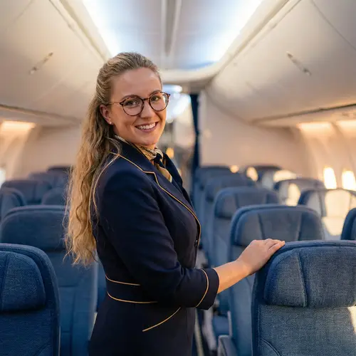 Stunning Portrait of a Flight Attendant