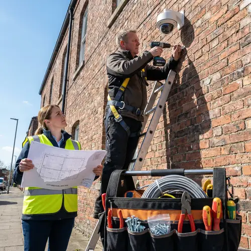 Professional Security Camera Installation Services for Buildings