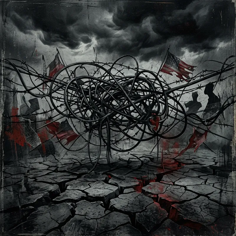 Political Tension - Dark and Edgy Imagery