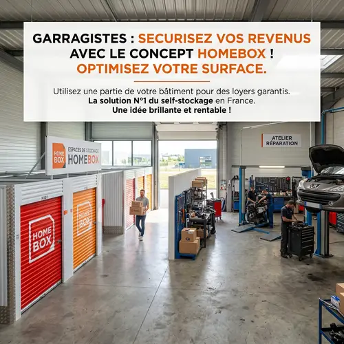 Homebox: Number One Self Storage Solution for Automotive Garage Owners in France