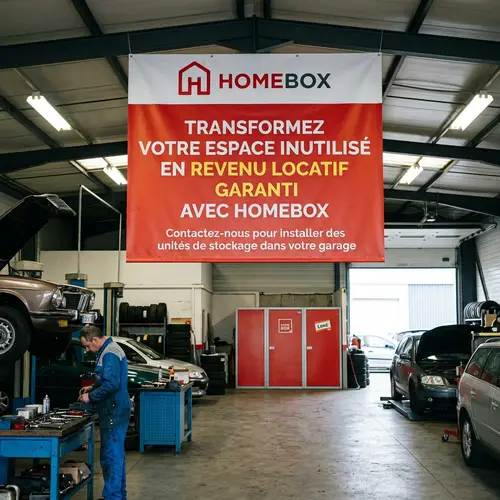 Homebox Self-Storage Solution for Rent Revenue | Garage Scene