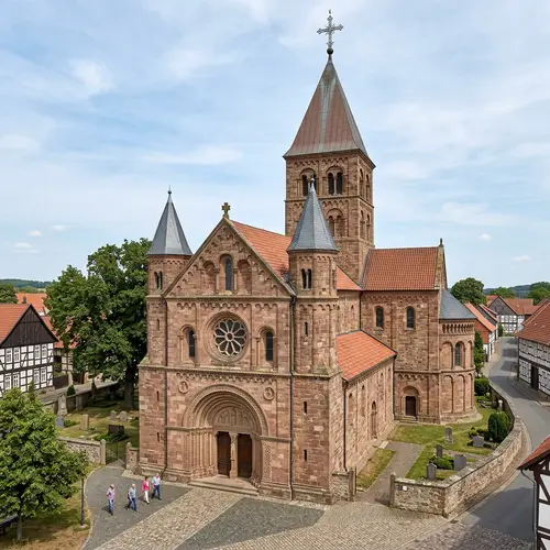 Neo-Romanesque Church Inspired by St. Cäcilia Harsum