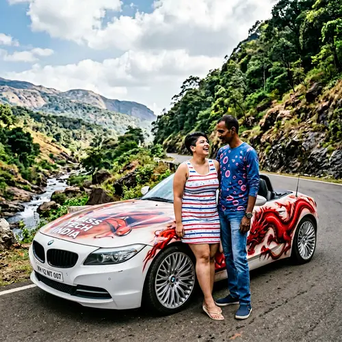 Stylish South Indian Couple by BMW Z4 – A Cinematic View