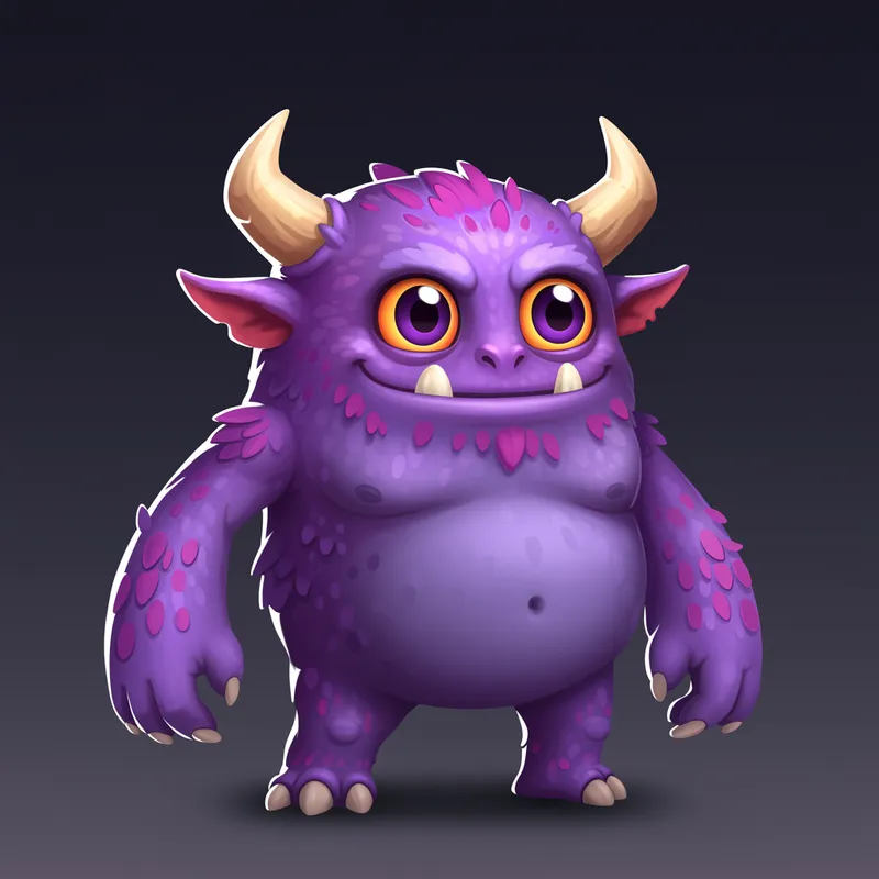 3D-Like 2D Monster Character for Game Creation 3D-Like 2D Monster Character for Game Creation