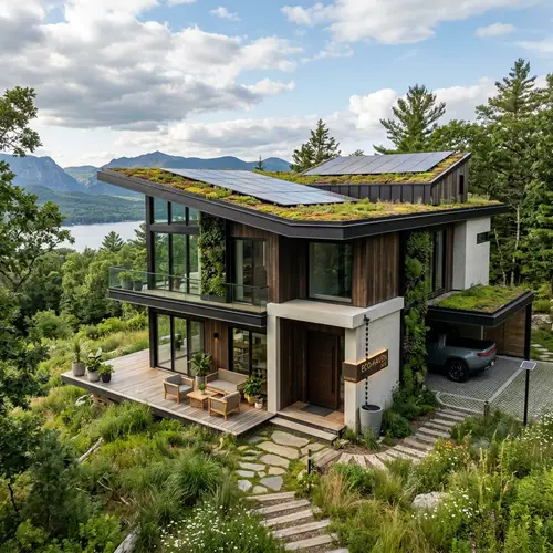 Futuristic Sustainable Home with Smart Design