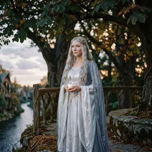 Galadriel Inspired Art - Enchanting Elven Beauty