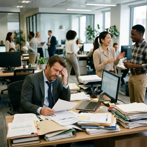 Feeling Unappreciated: Office Stress Visualized