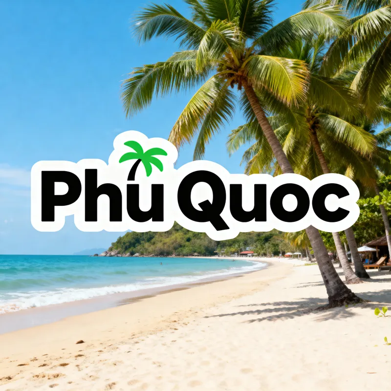 Phu Quoc Logo Design - Beach Resort Vibes