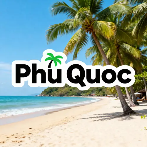 Phu Quoc Logo Design - Beach Resort Vibes