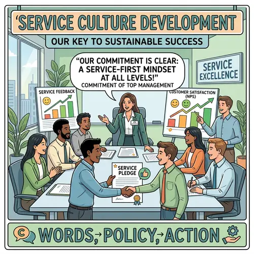 Developing a Service Culture: Top Management Commitment & Action