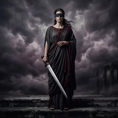 Femida: The Goddess of Justice - Stern Authority & Unforgiving Nature