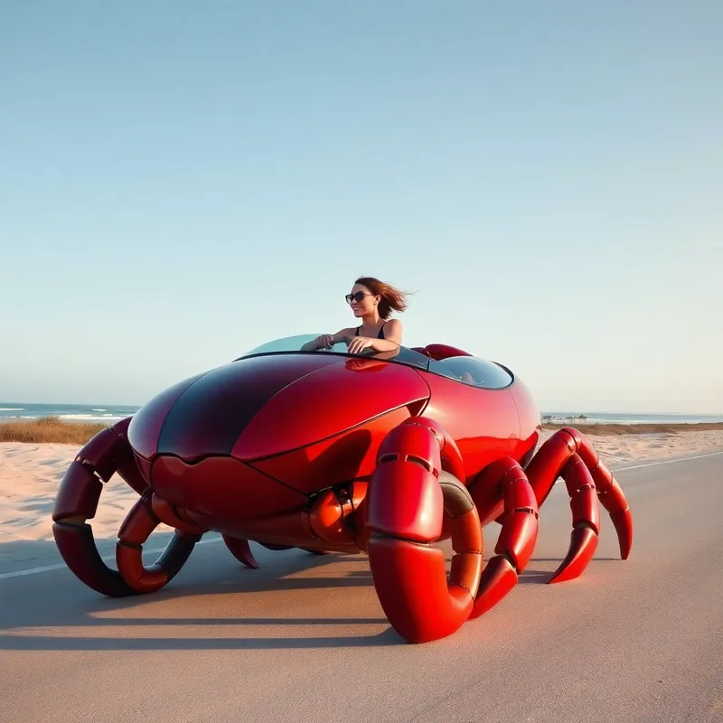 Crab-Inspired Car Design: Elegance on Wheels Crab-Inspired Car Design: Elegance on Wheels