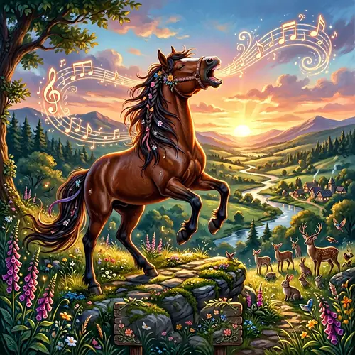 A Horse Singing a Melody - Unforgettable Moments