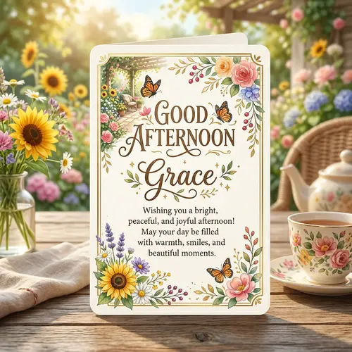 Grace Afternoon Card