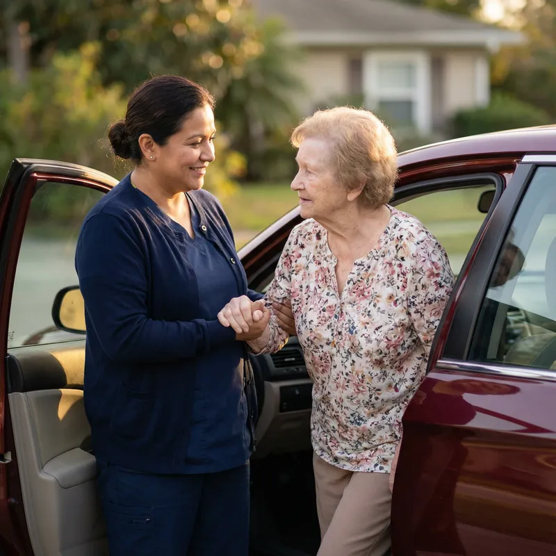 Heartwarming Home Care: Empathetic Support for Elderly Lady