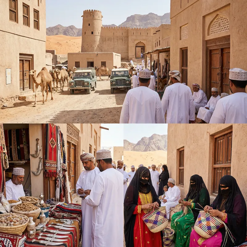 Authentic Omani Heritage & Lifestyle: Local Architecture, Attire & Culture