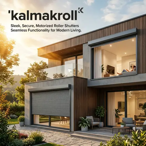 Motorized Roller Shutters for Modern Homes | Kalmakroll Advertisement