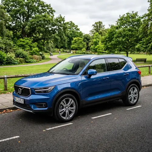 Sapphire Blue Modern Family Car | Elegant Details