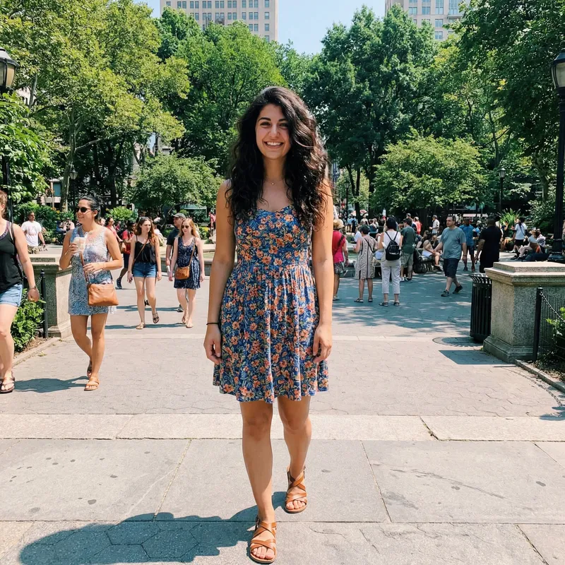 Cool Summer Fashion: Trendy Sundress and Sandals Cool Summer Fashion: Trendy Sundress and Sandals