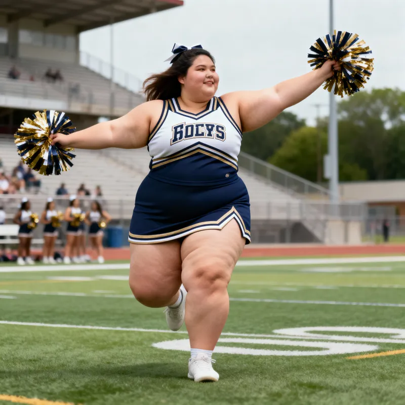 Fat Cheerleader: Unique Tasty Cheerleading Moments