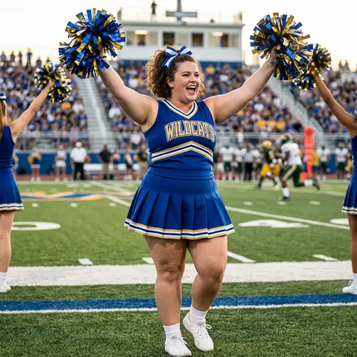 Fat Cheerleader: Unique Tasty Cheerleading Moments