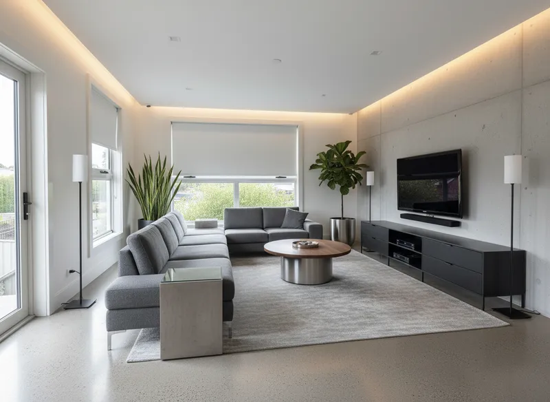 Custom Living Room Interior Photography