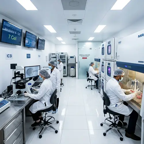 Modern IVF Lab Layout | Cutting-edge Fertility Technology