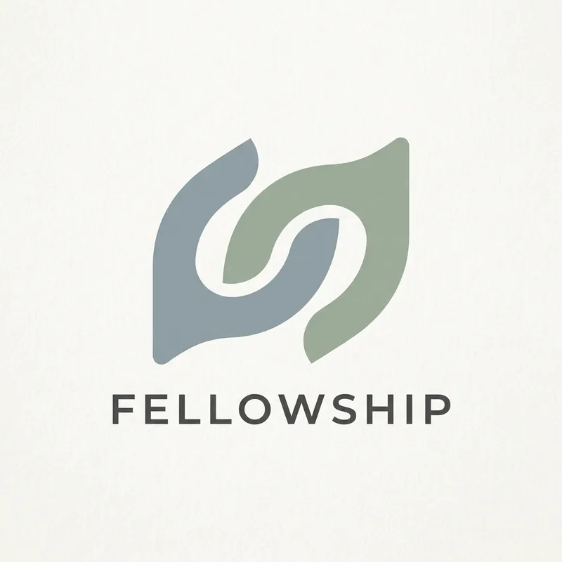 Minimal Acquaintance Logo Design | Fellowship Symbol