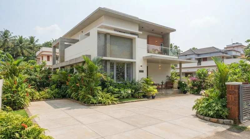 Modern Minimalist Kerala House Design Modern Minimalist Kerala House Design