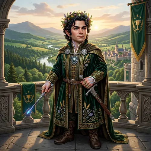 Oloend Cupshigh, Count of the Deep Meadows - Fantasy RPG Character Profile