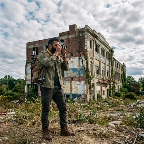 Exploring Abandoned Building: South Asian Man Captures Past Glory